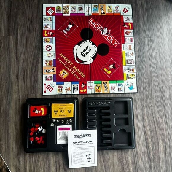 Monopoly Disney Mickey Mouse 75th Anniversary Collector Edition Board Game - Picture 7 of 7